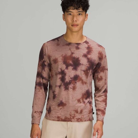 Lululemon Lab Wool Blend Tie Dye Long Sleeve Shirt Size Medium - Picture 1 of 9